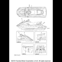 IMPORTANT LABELS pour Yamaha 2013 WaveRunner WAVE RUNNER FX SHO - FA1800M - 2013