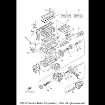 REPAIR KIT 1 pour Yamaha 2013 WaveRunner WAVERUNNER FX HO - FB1800M - 2013