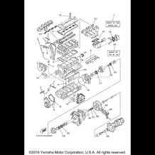 REPAIR KIT 1 pour Yamaha 2013 WaveRunner WAVERUNNER FZR - GX1800M - 2013