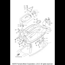 ENGINE HATCH pour Yamaha 2013 WaveRunner WAVERUNNER SUPER JET - SJ700BM - 2013