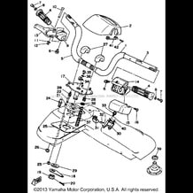 STEERING pour Yamaha 1989 WaveRunner WJ500F - 1989