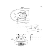 Labels pour Kawasaki 2003 1100 STX D.I.