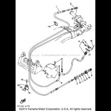 CONTROL CABLE pour Yamaha 1994 WaveRunner FX-1 - FX700S - 1994