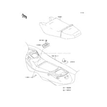 Seat pour Kawasaki 2003 1100 STX D.I.