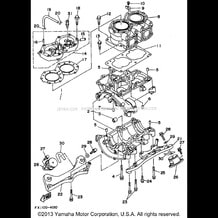 CYLINDER - CRANKCASE pour Yamaha 1994 WaveRunner FX-1 - FX700S - 1994