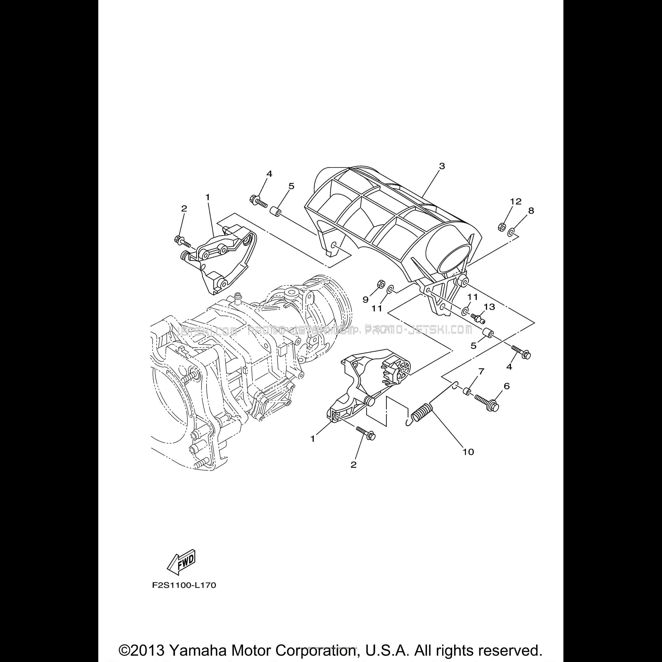 JET UNIT 3 for Yamaha FX CRUISER SHO FA1800AN 2014 2014 WaveRunner