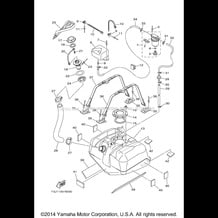 FUEL TANK pour Yamaha 2014 WaveRunner FX CRUISER SVHO - FC1800AN - 2014