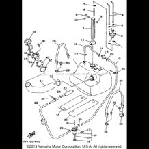 FUEL TANK pour Yamaha 1994 WaveRunner FX-1 - FX700S - 1994