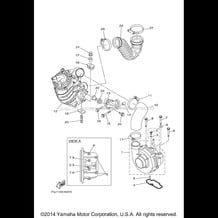 INTAKE 2 pour Yamaha 2014 WaveRunner FX CRUISER SVHO - FC1800AN - 2014