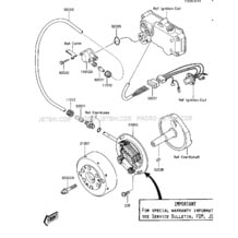 GENERATOR pour Kawasaki 1987 JS300