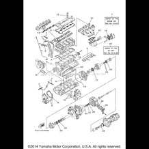 REPAIR KIT 1 pour Yamaha 2014 WaveRunner FX CRUISER SVHO - FC1800AN - 2014
