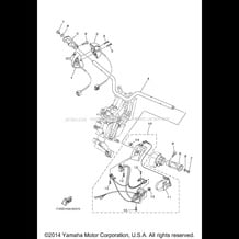 STEERING 1 pour Yamaha 2014 WaveRunner FX CRUISER SVHO - FC1800AN - 2014