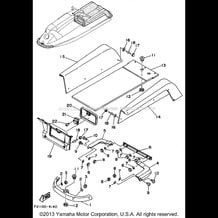 GUNWALE - MAT pour Yamaha 1994 WaveRunner FX-1 - FX700S - 1994