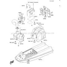 HULL FITTING pour Kawasaki 1987 JS300