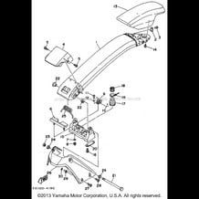 STEERING 2 pour Yamaha 1994 WaveRunner FX-1 - FX700S - 1994