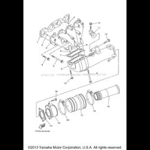 EXHAUST 1 pour Yamaha 2014 WaveRunner VXR - VX1800AN - 2014