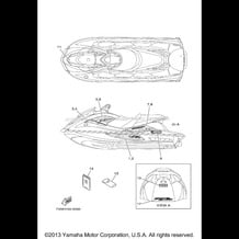 GRAPHICS pour Yamaha 2014 WaveRunner VXR - VX1800AN - 2014