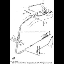 CONTROL CABLE pour Yamaha 1994 WaveRunner SUPER JET 700 (SJ700S) 1994
