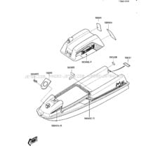 LABELS (JS300-B1) pour Kawasaki 1987 JS300