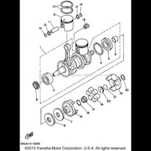 CRANKSHAFT - PISTON pour Yamaha 1994 WaveRunner SUPER JET - SJ700S - 1994