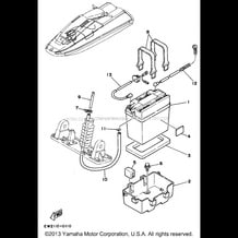 ELECTRICAL 2 pour Yamaha 1994 WaveRunner SUPER JET - SJ700S - 1994