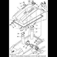 ENGINE HATCH pour Yamaha 1994 WaveRunner SUPER JET 700 (SJ700S) 1994