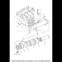 EXHAUST 1 pour Yamaha 2014 WaveRunner WAVERUNNER FX HO - FB1800N - 2014