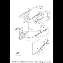 EXHAUST 2 pour Yamaha 2014 WaveRunner WAVERUNNER FX HO - FB1800N - 2014