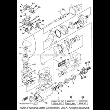 GASKET KIT pour Yamaha 1994 WaveRunner SUPER JET - SJ700S - 1994