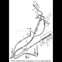 CONTROL CABLE pour Yamaha 1989 WaveRunner WR500F - 1989