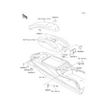 Labels pour Kawasaki 2003 800 SX-R