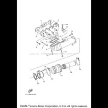EXHAUST 1 pour Yamaha 2014 WaveRunner WAVERUNNER FZR - GX1800N - 2014