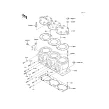 Cylinder Head/Cylinder pour Kawasaki 2003 900 STX