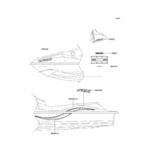 Decals pour Kawasaki 2003 900 STX