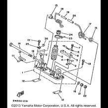 POLE PIVOT pour Yamaha 1994 WaveRunner SUPER JET - SJ700S - 1994