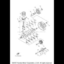 CRANKSHAFT & PISTON pour Yamaha 2014 WaveRunner WAVERUNNER FZS - GX1800AN - 2014