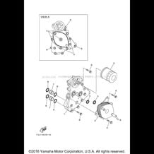 OIL COOLER pour Yamaha 2014 WaveRunner WAVERUNNER FZS - GX1800AN - 2014