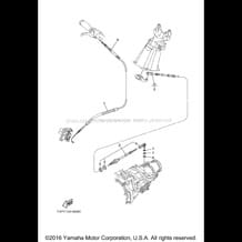 CONTROL CABLE pour Yamaha 2014 WaveRunner WAVERUNNER VX SPORT - VX1100CN - 2014