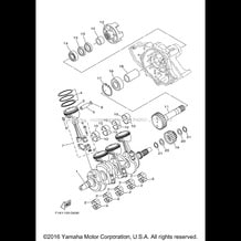 CRANKSHAFT & PISTON pour Yamaha 2014 WaveRunner WAVERUNNER VX SPORT - VX1100CN - 2014