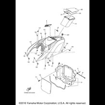 ENGINE HATCH 1 pour Yamaha 2014 WaveRunner WAVERUNNER VX SPORT - VX1100CN - 2014