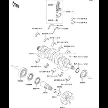 Crankshaft pour Kawasaki 2003 STX-12F