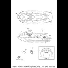 GRAPHICS pour Yamaha 2014 WaveRunner WAVERUNNER VX SPORT - VX1100CN - 2014