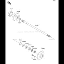 Drive Shaft pour Kawasaki 2003 STX-12F