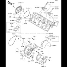 Engine Cover(s) pour Kawasaki 2003 STX-12F