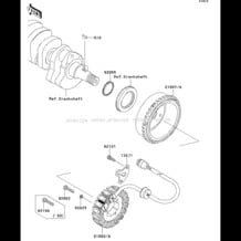 Generator pour Kawasaki 2003 STX-12F