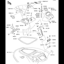 Hull Front Fittings pour Kawasaki 2003 STX-12F