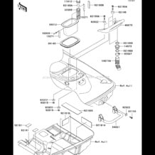 Hull Rear Fittings pour Kawasaki 2003 STX-12F