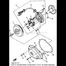 GENERATOR pour Yamaha 1994 WaveRunner WAVE BLASTER - WB700S - 1994