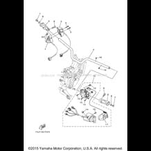 STEERING 1 pour Yamaha 2015 WaveRunner FX CRUISER HO - FB1800AP - 2015