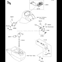 Meters pour Kawasaki 2003 STX-12F